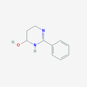 molecular formula C10H12N2O B3044944 2-Phenyl-3,4,5,6-tetrahydropyrimidin-4-ol CAS No. 100580-01-6