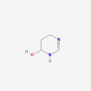 molecular formula C4H8N2O B3044945 6-Hydroxy-1,4,5,6-tetrahydropyrimidine CAS No. 100580-09-4