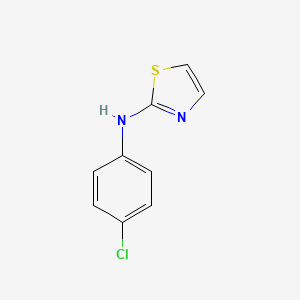 molecular formula C9H7ClN2S B3044947 N-(4-氯苯基)噻唑-2-胺 CAS No. 100585-58-8