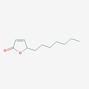 molecular formula C11H18O2 B3044953 2(5H)-Furanone, 5-heptyl- CAS No. 100591-76-2