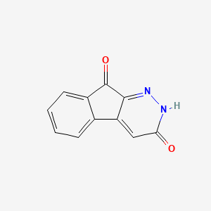 molecular formula C11H6N2O2 B3044958 2H-indeno[2,1-c]pyridazine-3,9-dione CAS No. 100595-21-9