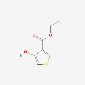 molecular formula C7H8O3S B3044962 Ethyl 4-hydroxythiophene-3-carboxylate CAS No. 1006-44-6