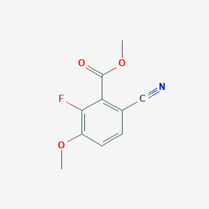 molecular formula C10H8FNO3 B3044974 Methyl 6-cyano-2-fluoro-3-methoxybenzoate CAS No. 1007455-29-9