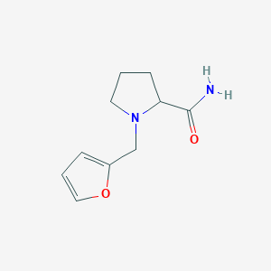 molecular formula C10H14N2O2 B3044977 1-(2-Furylmethyl)pyrrolidine-2-carboxamide CAS No. 1007847-80-4