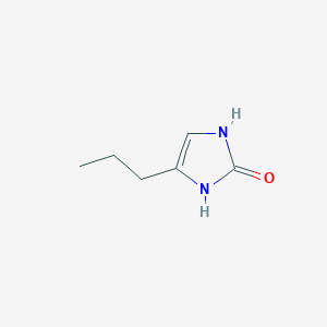 molecular formula C6H10N2O B3044978 4-Propyl-1H-imidazol-2(3H)-one CAS No. 100791-01-3