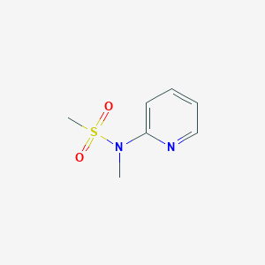 molecular formula C7H10N2O2S B3044982 N-甲基-N-(吡啶-2-基)甲磺酰胺 CAS No. 100868-76-6