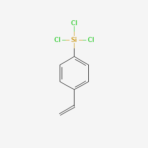 molecular formula C8H7Cl3Si B3044986 三氯(4-乙烯基苯基)硅烷 CAS No. 1009-48-9