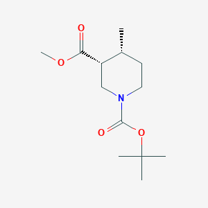 1-tert-butyl 3-methyl (3R,4R)-rel-4-methylpiperidine-1,3-dicarboxylate