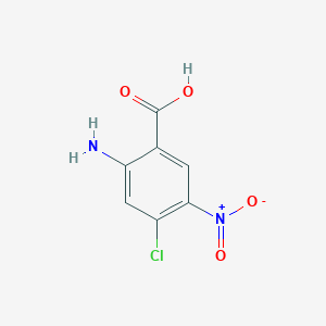 molecular formula C7H5ClN2O4 B3044993 2-Amino-4-chloro-5-nitrobenzoic acid CAS No. 100948-85-4