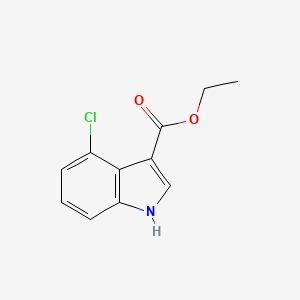 molecular formula C11H10ClNO2 B3044995 Ethyl 4-chloro-1H-indole-3-carboxylate CAS No. 1009818-70-5