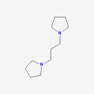 molecular formula C11H22N2 B3045003 1,3-Dipyrrolidinylpropane CAS No. 1012-29-9