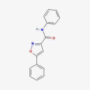 molecular formula C16H12N2O2 B3045008 N,5-Diphenyl-1,2-oxazole-3-carboxamide CAS No. 101291-06-9