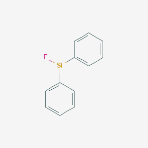 molecular formula C12H10FSi B3045010 氟代(二苯基)硅烷 CAS No. 1013-91-8