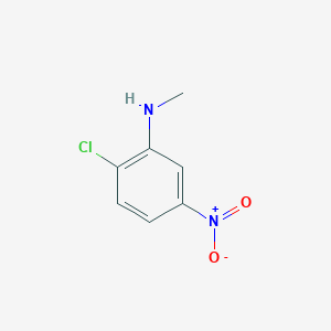 molecular formula C7H7ClN2O2 B3045026 2-chloro-N-methyl-5-nitroaniline CAS No. 101513-60-4