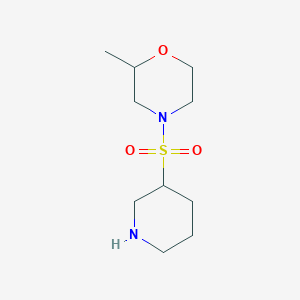 molecular formula C10H20N2O3S B3045044 2-Methyl-4-(piperidin-3-ylsulfonyl)morpholine CAS No. 1016811-98-5