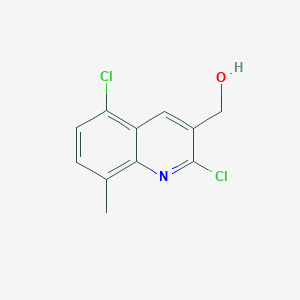 molecular formula C11H9Cl2NO B3045052 (2,5-Dichloro-8-methylquinolin-3-yl)methanol CAS No. 1017429-51-4