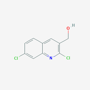 molecular formula C10H7Cl2NO B3045055 (2,7-二氯喹啉-3-基)甲醇 CAS No. 1017464-12-8