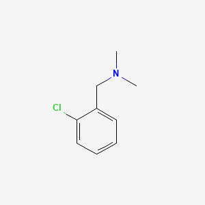 molecular formula C9H12ClN B3045056 [(2-Chlorophenyl)methyl]dimethylamine CAS No. 10175-31-2