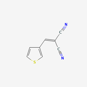 molecular formula C8H4N2S B3045057 Malononitrile, (3-thenylidene)- CAS No. 101756-40-5