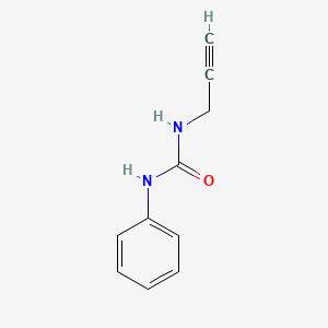 molecular formula C10H10N2O B3045097 1-Phenyl-3-prop-2-yn-1-ylurea CAS No. 101871-81-2