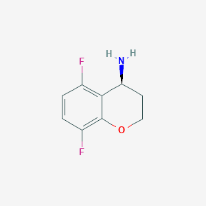 molecular formula C9H9F2NO B3045099 (S)-5,8-二氟色满-4-胺 CAS No. 1018978-95-4