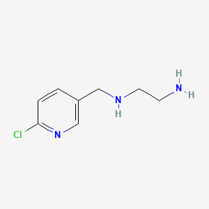 molecular formula C8H12ClN3 B3045113 N-(2-chloro-pyridin-5-yl-methyl)-ethylenediamine CAS No. 101990-44-7