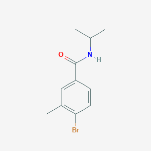 molecular formula C11H14BrNO B3045119 N-Isopropyl 4-bromo-3-methylbenzamide CAS No. 1020252-77-0