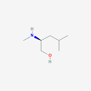 molecular formula C7H17NO B3045120 (2S)-4-Methyl-2-(methylamino)pentan-1-ol CAS No. 10203-89-1