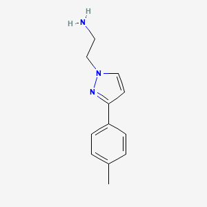 2-[3-(4-Methylphenyl)pyrazolyl]ethylamine
