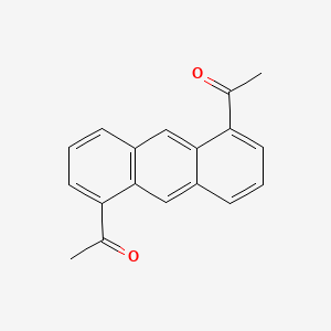 molecular formula C18H14O2 B3045131 1,5-Diacetylanthracene CAS No. 10210-34-1