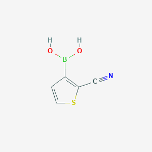 molecular formula C5H4BNO2S B3045154 (2-氰基噻吩-3-基)硼酸 CAS No. 1023595-18-7