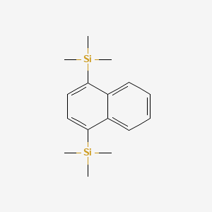 molecular formula C16H24Si2 B3045158 Silane, 1,4-naphthalenediylbis(trimethyl- CAS No. 1024-47-1