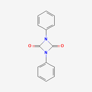 molecular formula C14H10N2O2 B3045162 1,3-Diphenyl-1,3-diazetidine-2,4-dione CAS No. 1025-36-1