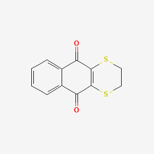 molecular formula C12H8O2S2 B3045166 2,3-Dihydronaphtho(2,3-b)(1,4)dithiine-5,10-dione CAS No. 10251-80-6