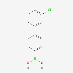 molecular formula C12H10BClO2 B3045168 3'-氯联苯-4-硼酸 CAS No. 1025496-32-5
