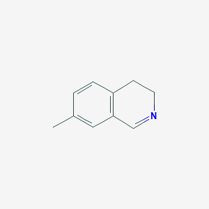 molecular formula C10H11N B3045173 7-Methyl-3,4-dihydroisoquinoline CAS No. 102652-86-8