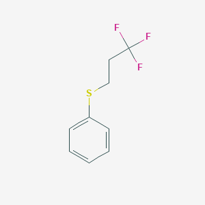 molecular formula C9H9F3S B3045176 [(3,3,3-Trifluoropropyl)sulfanyl]benzene CAS No. 102687-64-9