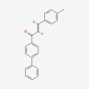 molecular formula C22H18O B3045177 Biphenyl-4-yl(p-methylstyryl) ketone CAS No. 102692-36-4