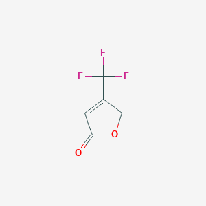 molecular formula C5H3F3O2 B3045189 4-(三氟甲基)呋喃-2(5H)-酮 CAS No. 102854-63-7