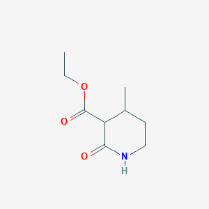 molecular formula C9H15NO3 B3045195 Ethyl 4-methyl-2-oxopiperidine-3-carboxylate CAS No. 102943-15-7