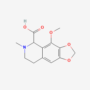 4-Methoxy-6-methyl-5,6,7,8-tetrahydro-[1,3]dioxolo[4,5-g]isoquinoline-5-carboxylic acid