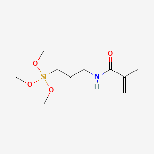 molecular formula C10H21NO4Si B3045203 2-Propenamide, 2-methyl-N-[3-(trimethoxysilyl)propyl]- CAS No. 10310-41-5