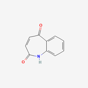 molecular formula C10H7NO2 B3045208 1H-1-benzazepine-2,5-dione CAS No. 10315-38-5