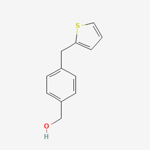 molecular formula C12H12OS B3045212 [4-(Thien-2-ylmethyl)phenyl]methanol CAS No. 1031843-62-5