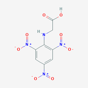 molecular formula C8H6N4O8 B3045216 N-(2,4,6-Trinitrophenyl)glycine CAS No. 1032-44-6