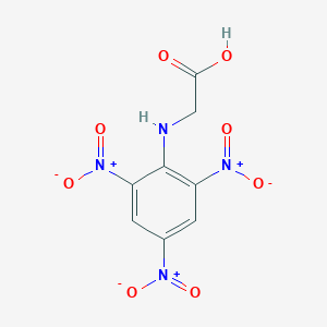 molecular formula C8H6N4O8 B3045216 N-(2,4,6-三硝基苯基)甘氨酸 CAS No. 1032-44-6