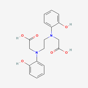 molecular formula C18H20N2O6 B3045220 2,2'-(Ethane-1,2-diylbis((2-hydroxyphenyl)azanediyl))diacetic acid CAS No. 10328-28-6