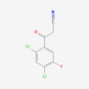 3-(2,4-Dichloro-5-fluorophenyl)-3-oxopropanenitrile