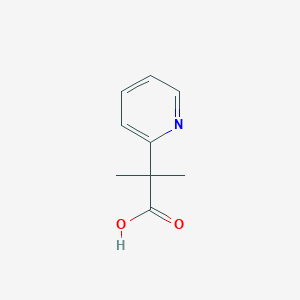 molecular formula C9H11NO2 B3045228 2-Methyl-2-(pyridin-2-yl)propanoic acid CAS No. 1033546-27-8