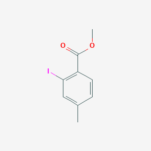 molecular formula C9H9IO2 B3045232 Methyl 2-iodo-4-methylbenzoate CAS No. 103440-56-8